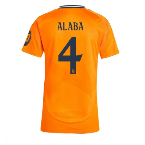 Fotbalové Dres Real Madrid David Alaba #4 Dámské Venkovní 2024-25 Krátký Rukáv